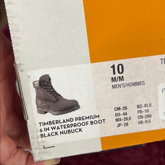 π₯π₯ Brand new Timberland 6" Premium Waterproof Boots men size 10 - Picture 4 of 4